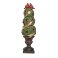 Christmas Resin Light Up Cardinal Topiary Decor