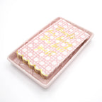 Pink Textured Guest Towel Tray