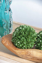 D5" Artificial Boxwood Topiary Ball - Green