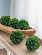 D5" Artificial Boxwood Topiary Ball - Green