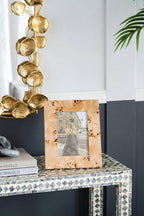 8x10" Burl Wood Photo Frame, Brown 12EA/CTN