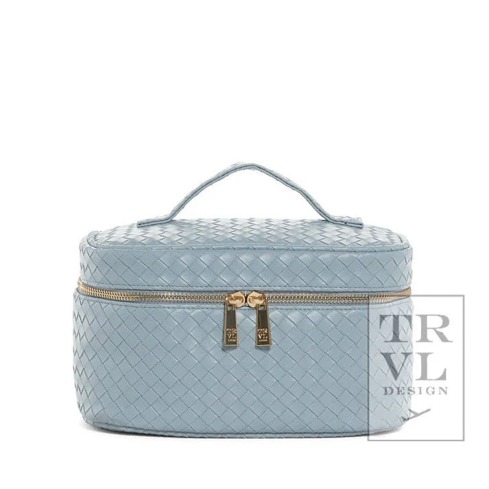 TRVL Luxe Wvn TRVL2 Case Bleu