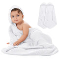 Hooded Baby Towel White Pack of 2