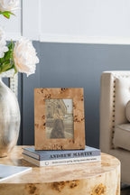 8x10" Burl Wood Photo Frame, Brown 12EA/CTN