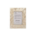 4x6 Capiz Picture Frame with Vertical Stripes