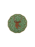 WOODS- BREAD AND BUTTER PLATE DEER