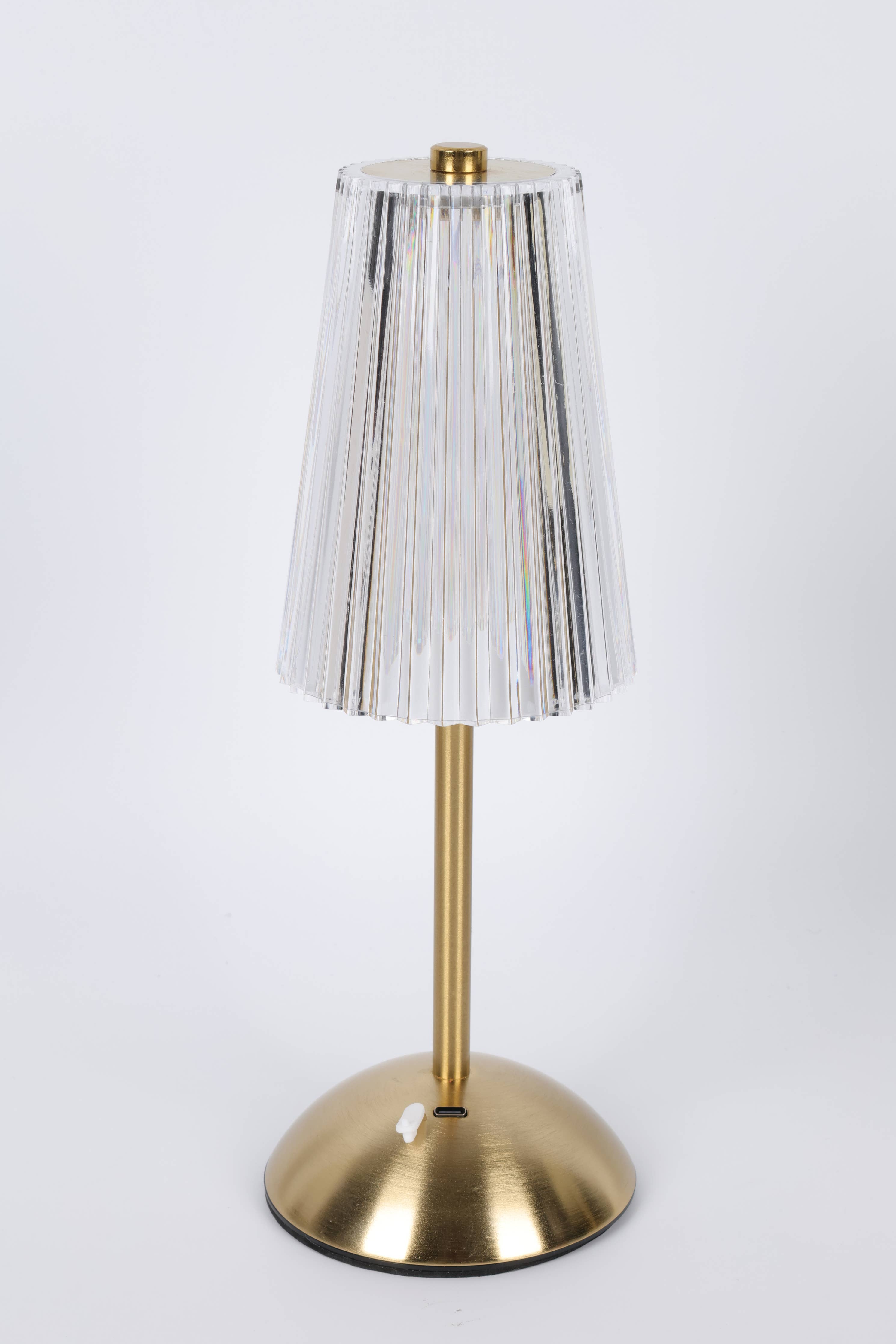 Crystal LED Lamps – Gold (Tubular & Classic Styles)