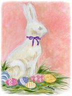 White Rabbit Kitchen Towel