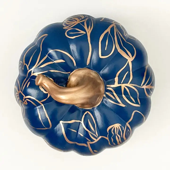Navy Magnolia Pumpkin