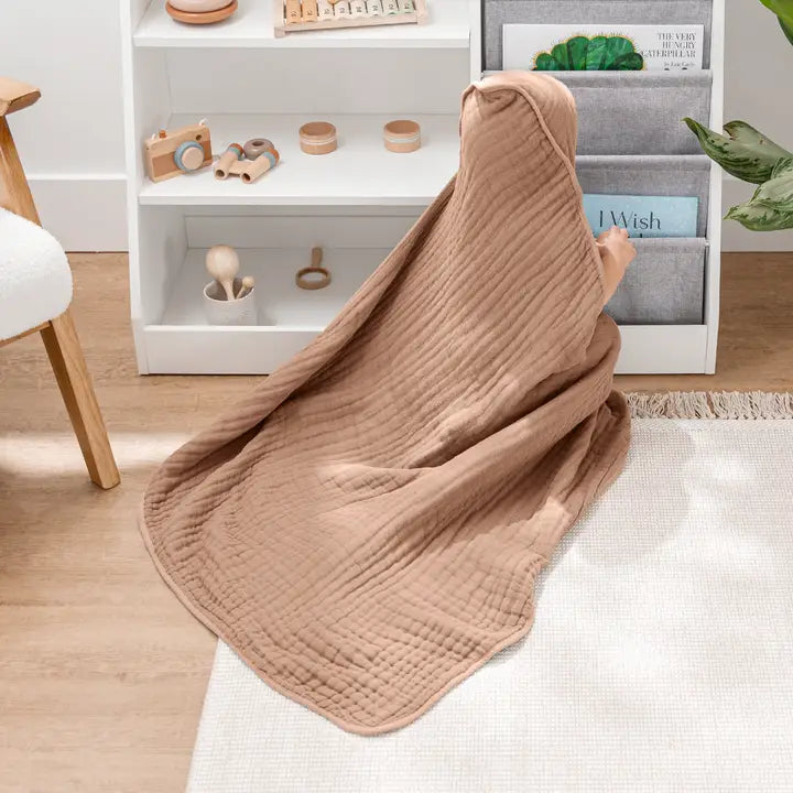 Hooded Baby Towel Cedar & Sand Pack of 2