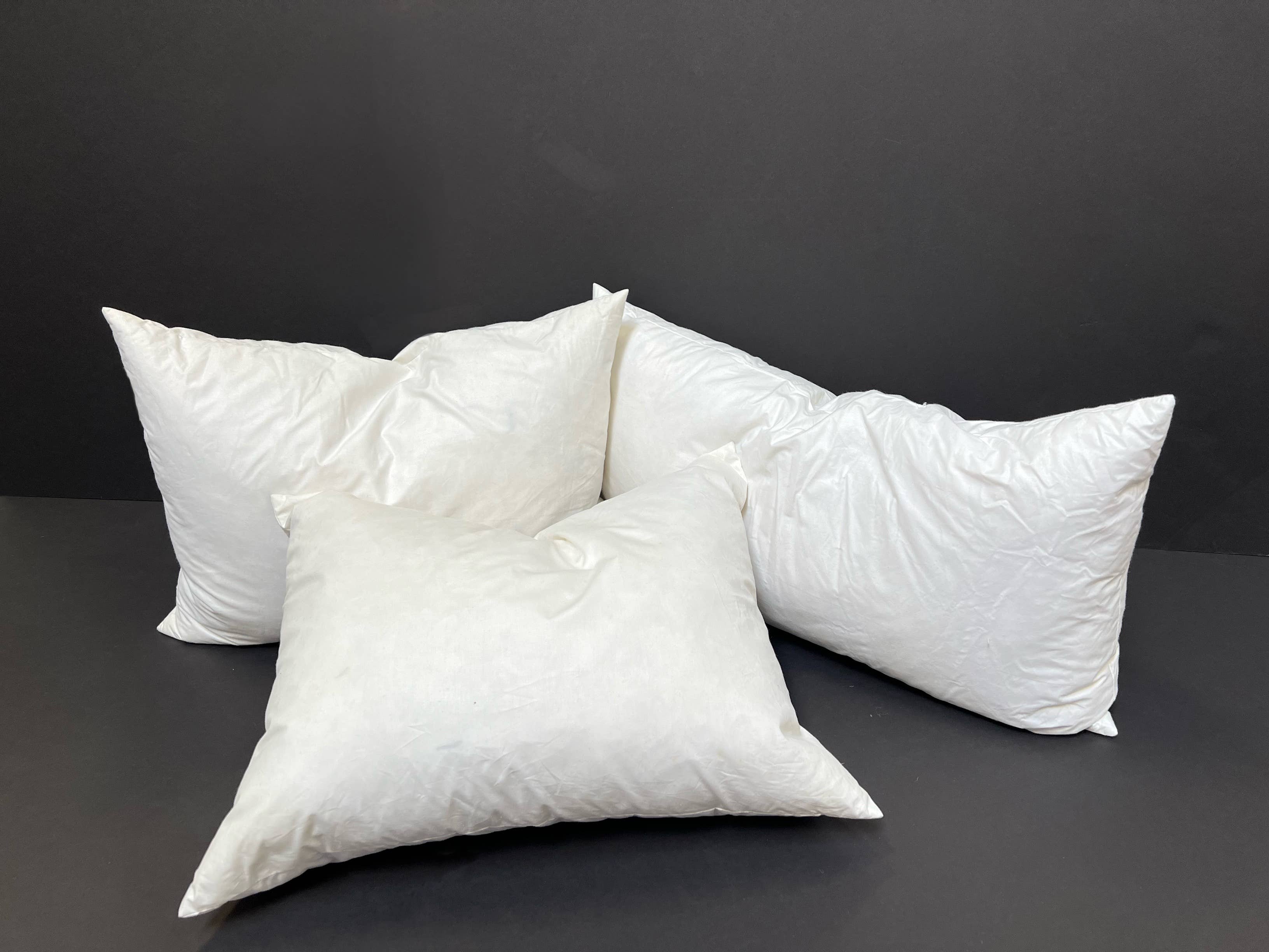 Down Feather Decorative Pillow Inserts - Oblong