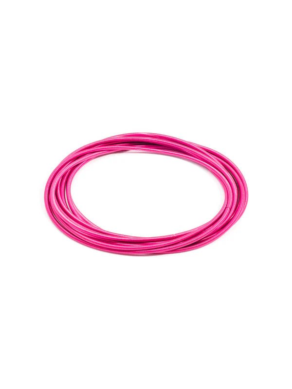 Zenzii Stainless Steel Bangle Set Neon Pink