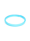 Zenzii Skinny Resin Bangle Neon Blue