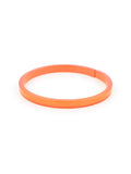 Zenzii Skinny Resin Bangle Bright Orange