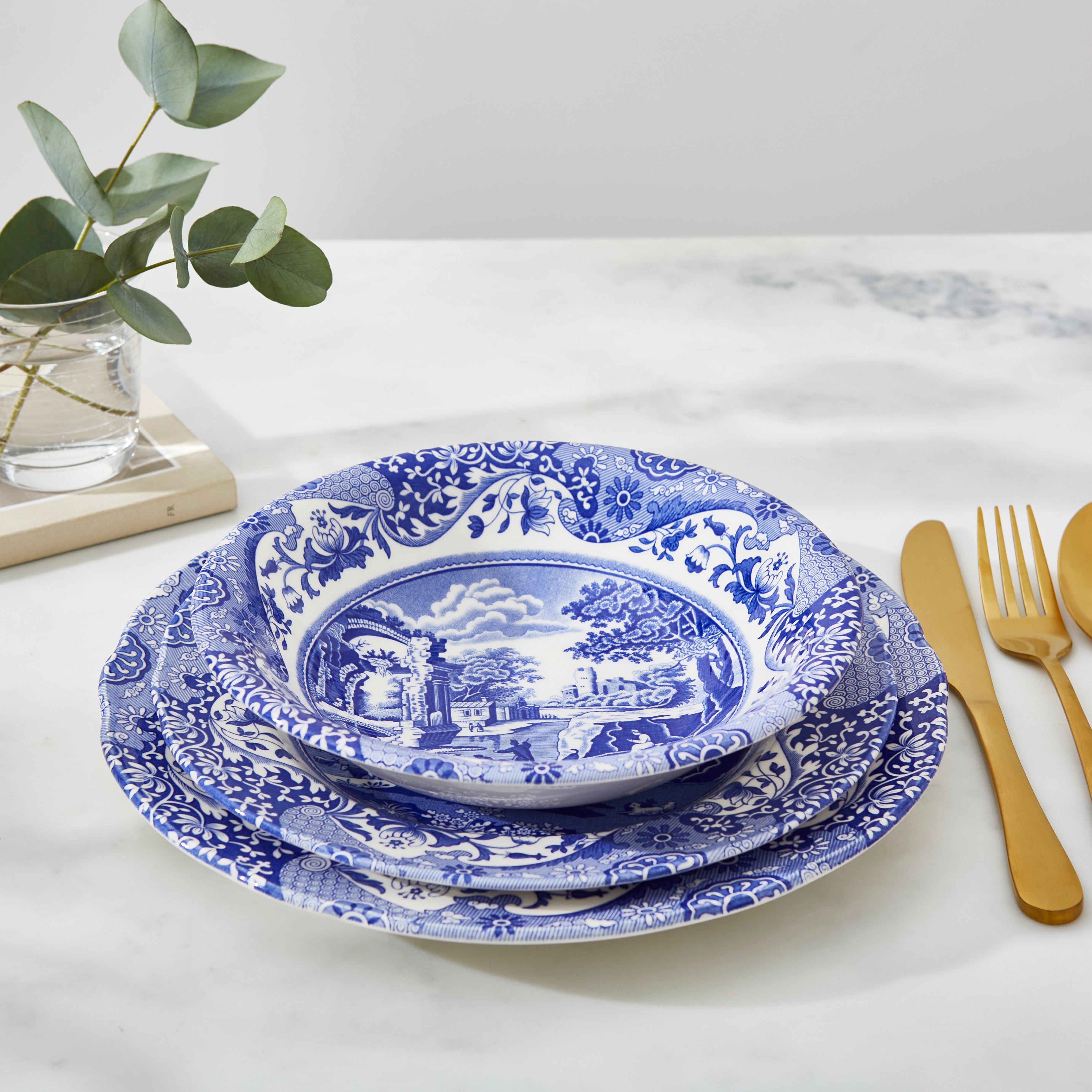 Spode Blue Italian Ascot Cereal Bowl