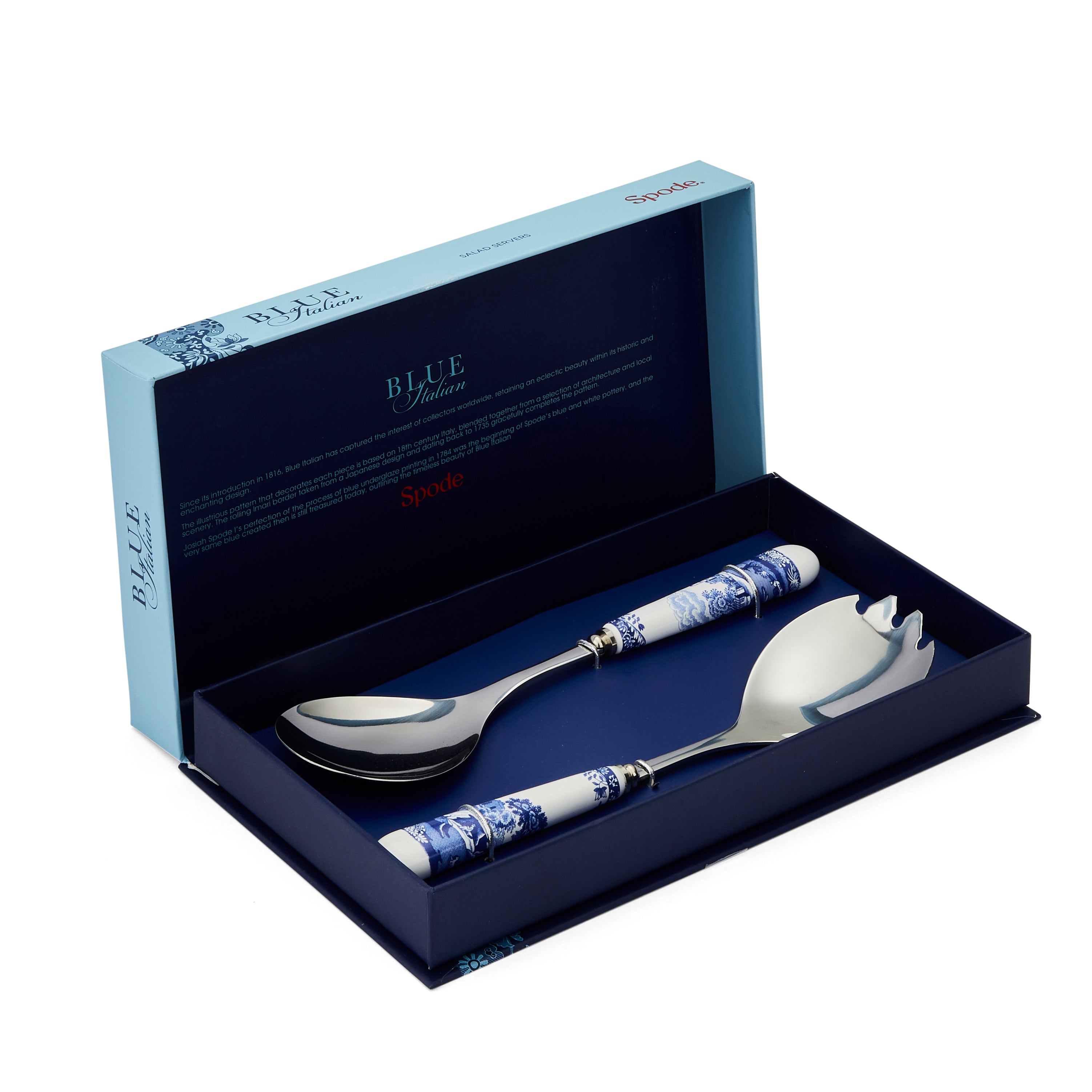 SPODE BLUE ITALIAN SERVERS