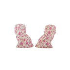 Small Pink Staffordshire Dogs Set of 2