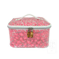 TRVL Head Case 2 pc set Cheetah Pink Clear