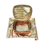 TRVL Luxe Train Case Woven Papaya