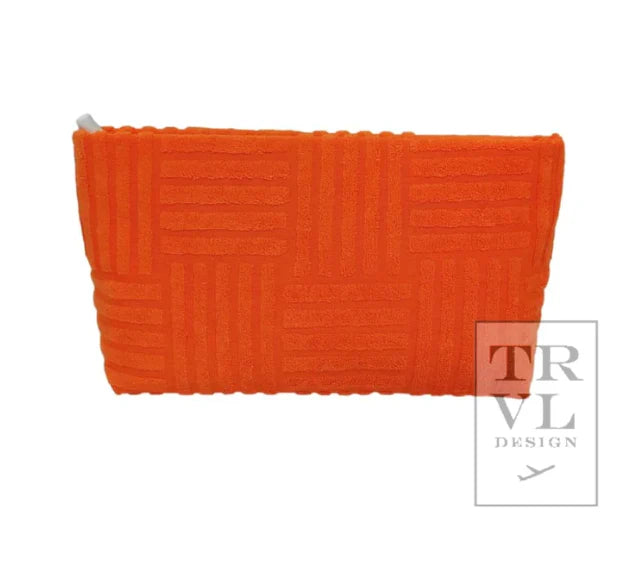 TRVL TERRY Tile Large Pouch Orange