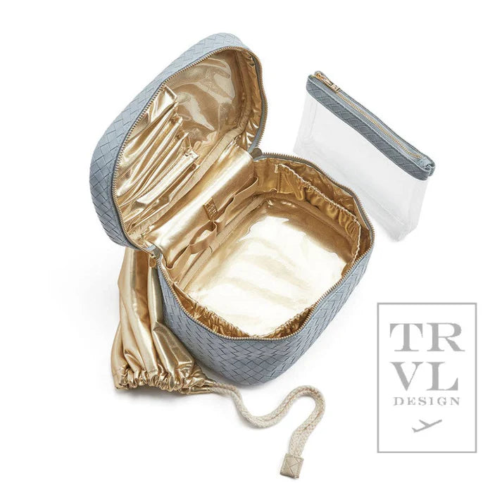 TRVL Luxe Wvn TRVL2 Case Bleu