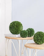 D5" Artificial Boxwood Topiary Ball - Green