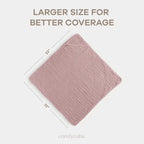 Hooded Baby Towel Mauve & Blush Pack of 2