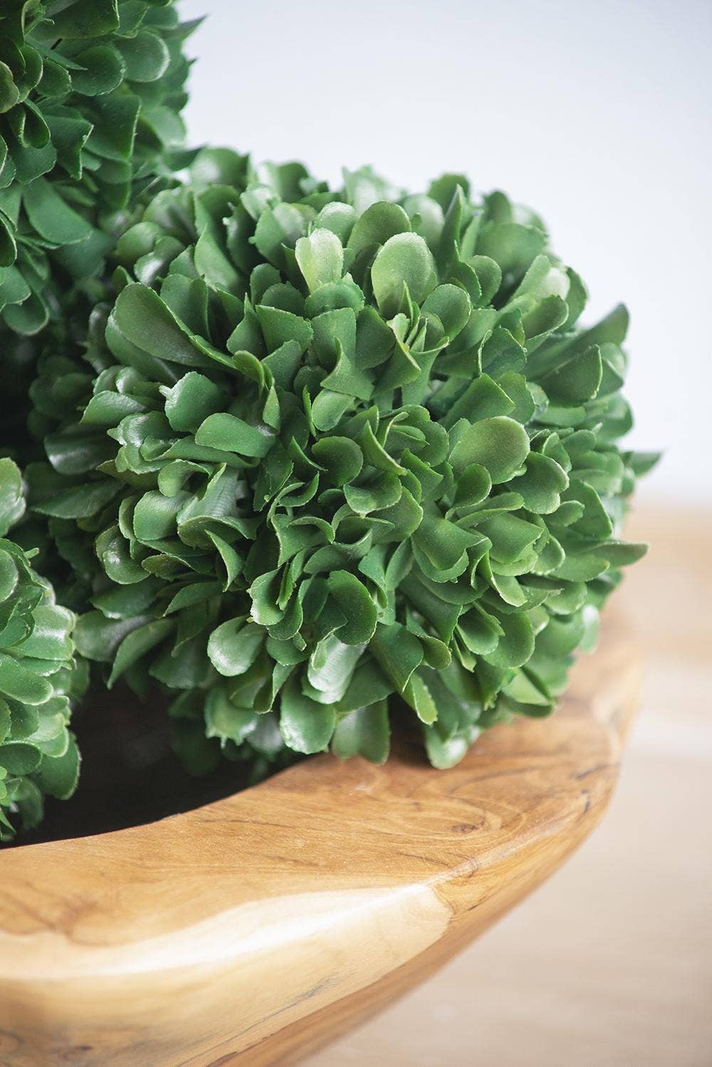D5" Artificial Boxwood Topiary Ball - Green