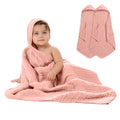 Hooded Baby Towel Bold Blush Pack of 2