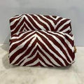 TRVL Cosmetic Bag Duo Set Hide Stripe Brown