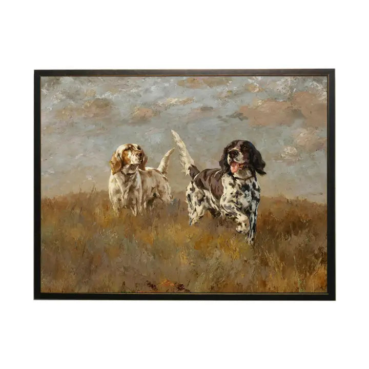 M Vintage oil painting reproduction