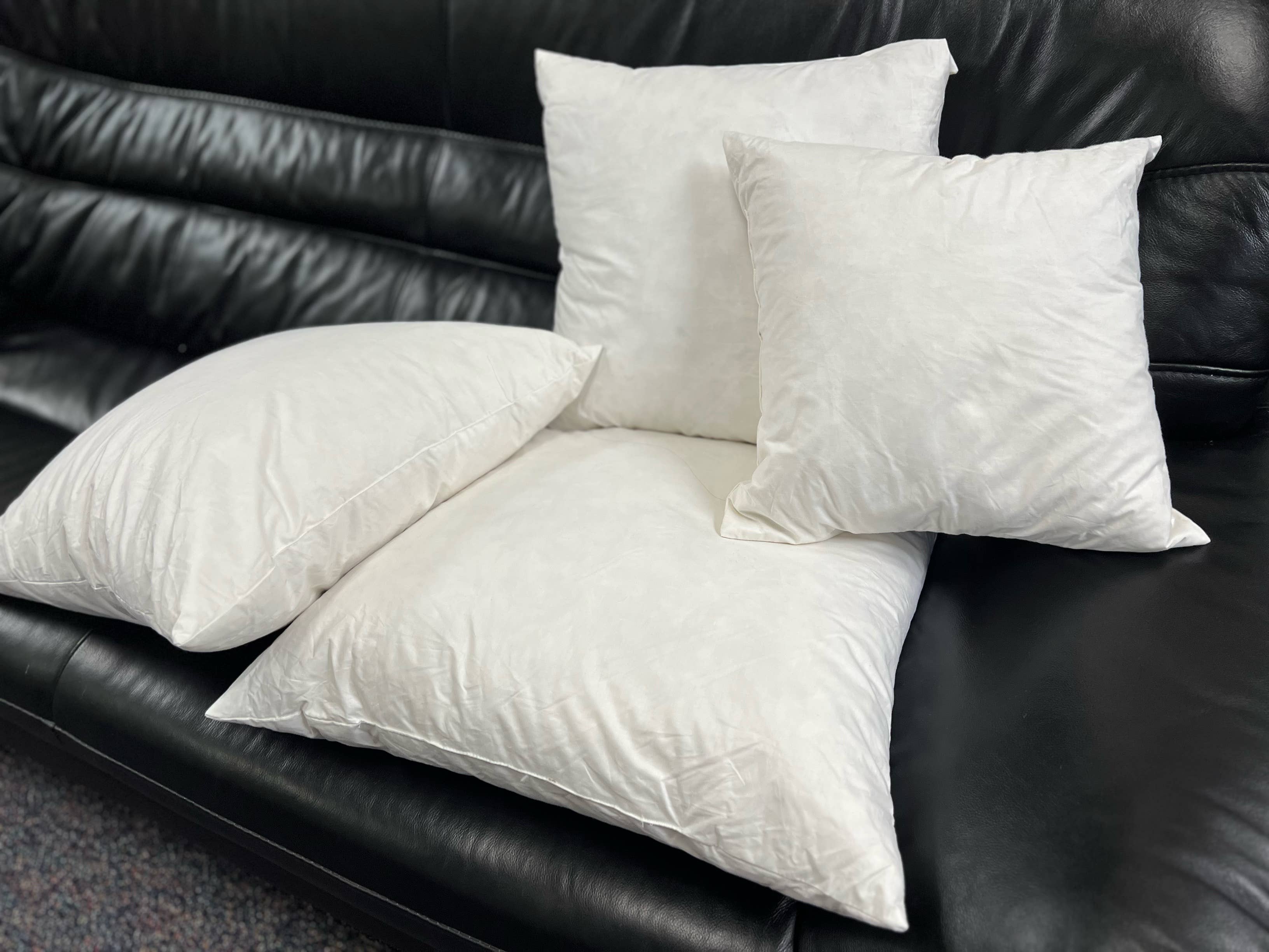 Down Feather Decorative Pillow Inserts - Square
