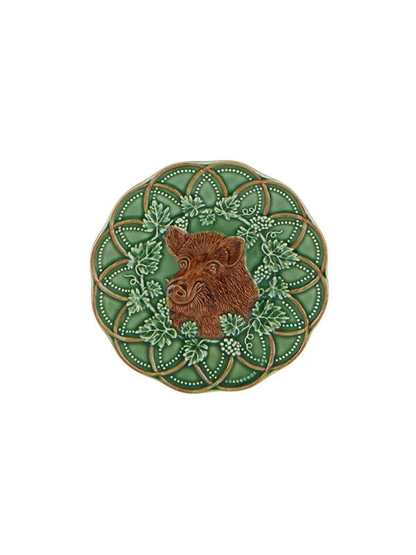 WOODS- BREAD AND BUTTER PLATE BOAR