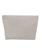 TRVL TERRY Tile Large Pouch White