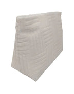 TRVL TERRY Tile Large Pouch White