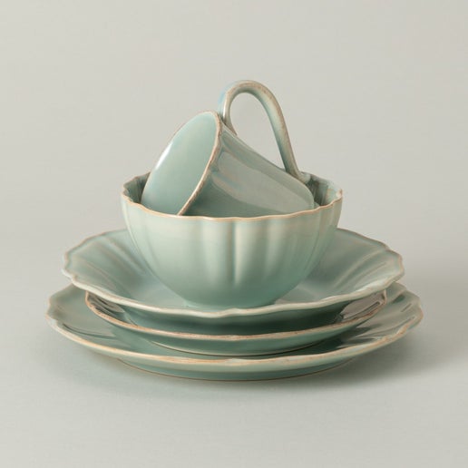 Turquoise 5-piece Dinnerware Set Alentejo
