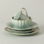 Turquoise 5-piece Dinnerware Set Alentejo