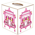 Staffordshire Chic Pink Tissue Box