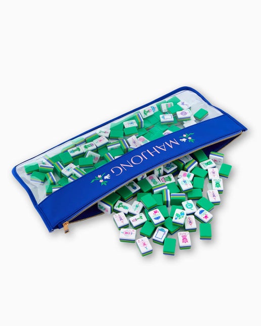 Royal Blue Mahjong Bag