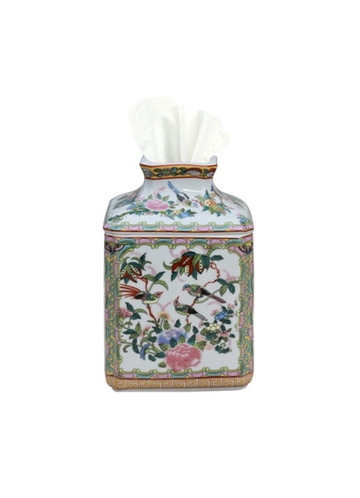 ROSE CANTON TISSUE BOX 8"