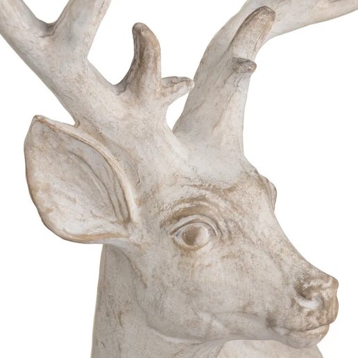 White Deer Sculpture