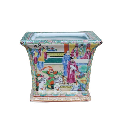 ROSE CANTON CACHEPOT 8"