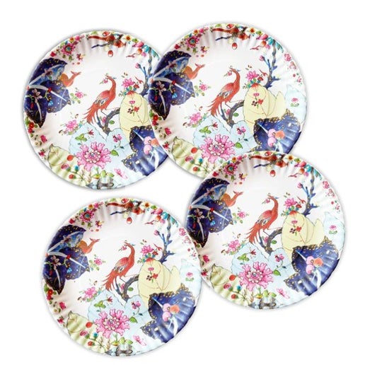 Tobacco Leaf Melamine Plates