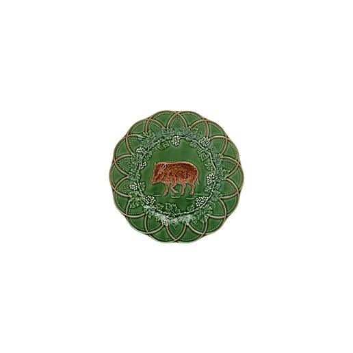 WOODS- SNACK PLATE BOAR