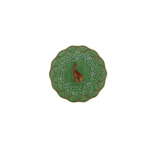 WOODS- SNACK PLATE HARE