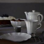 Salad Plate Rosa-White