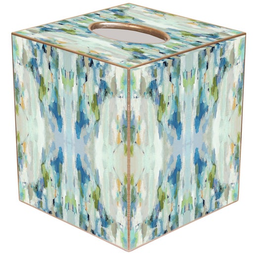 Wintergreen Tissue Box Cover by Laura Park