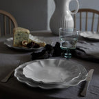 Salad Plate Rosa-White
