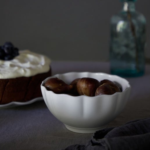 Soup/Cereal Bowl Rosa-White