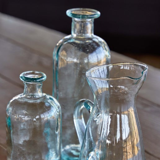 Recycled Glass Pitcher Tosca
